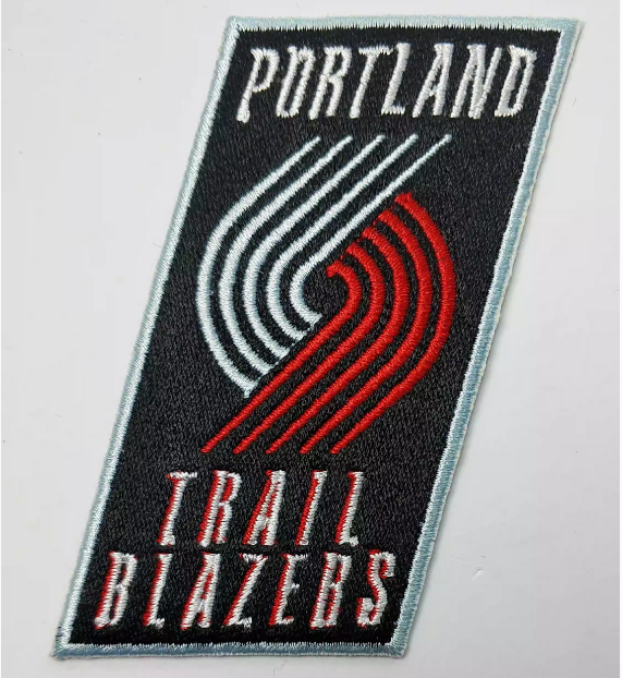 Portland Trail Blazers Logo Iron on Patch 8.8cmx7.5cm